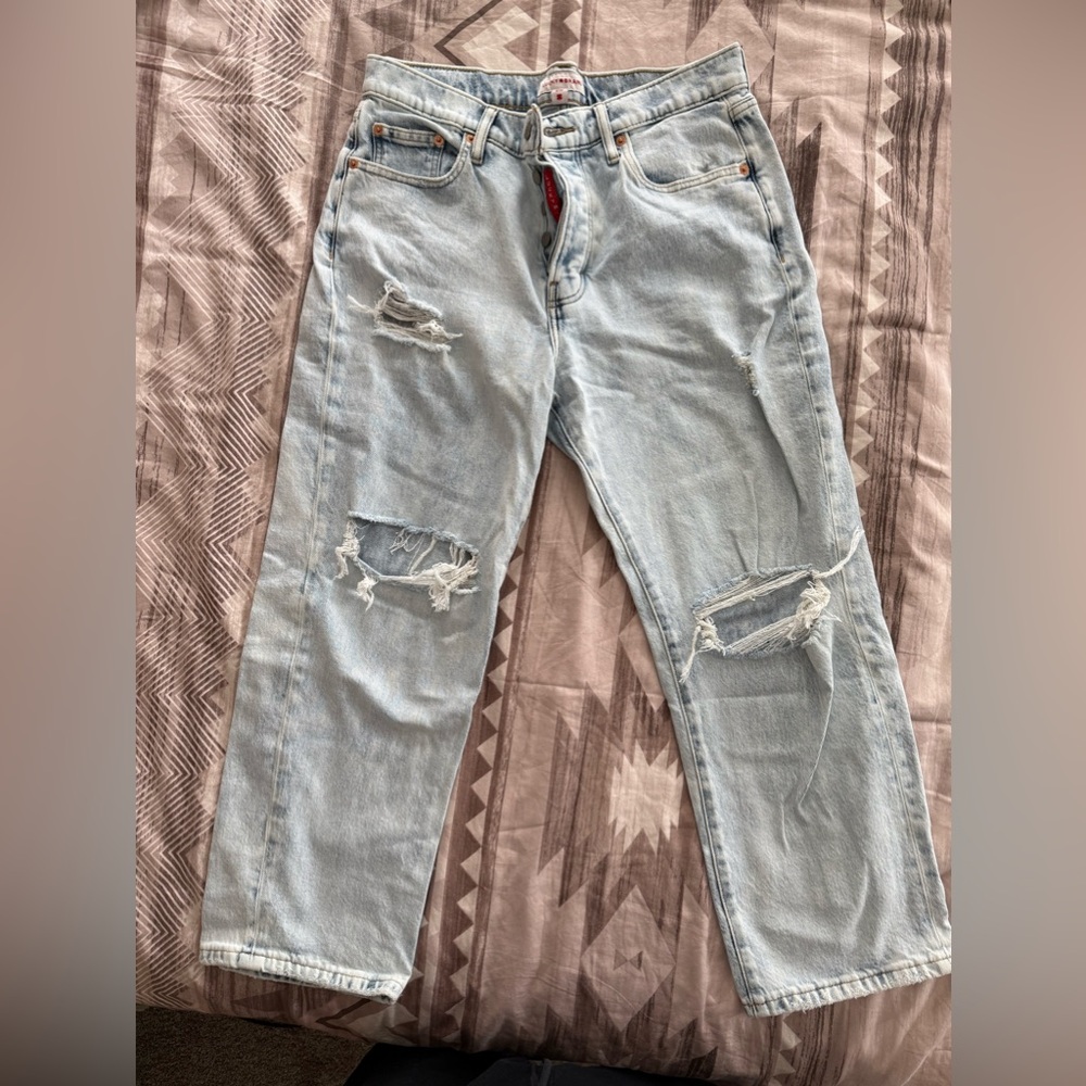 Lucky Brand 90’s Loose High Rise Crop Jeans